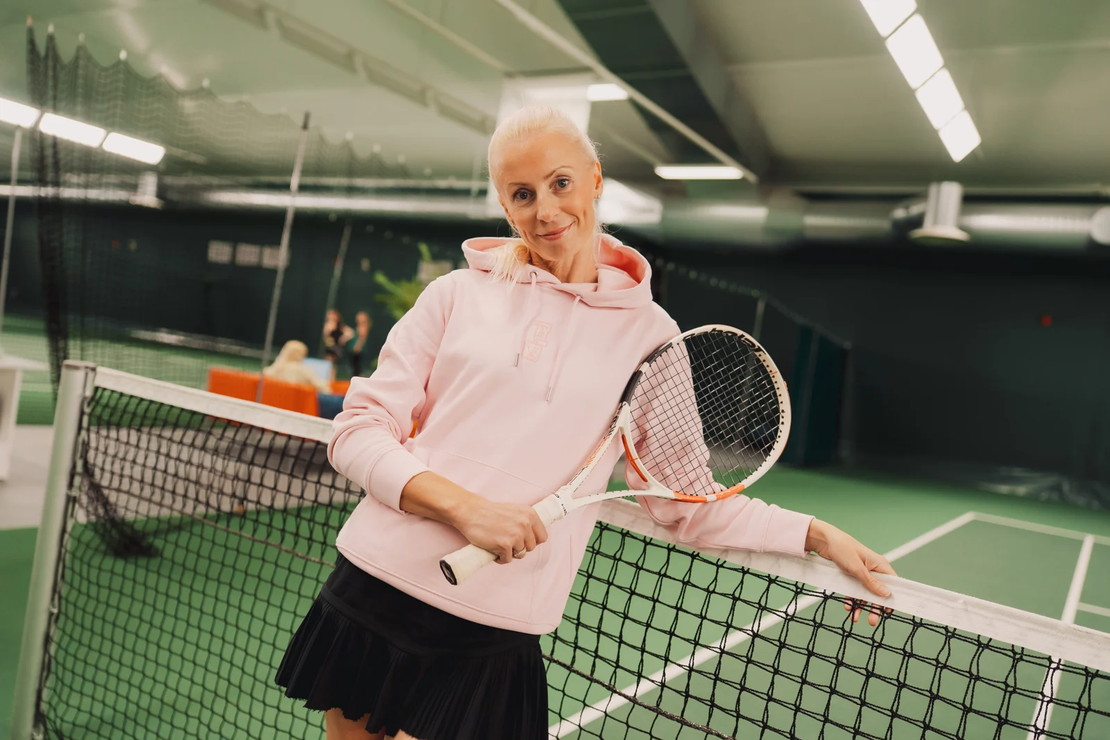 Tennisemängija väljakul